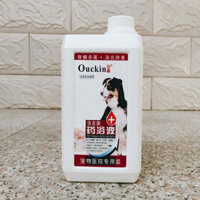 Dung dịch tắm cho chó mèo chăm sóc da thú cưng Danjing, trị bệnh ngoài da, dầu gội thuốc trị mạt, nấm, gàu, giảm ngứa