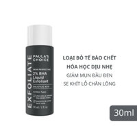 Dung Dịch Tẩy Da Chết Skin Perfecting 2% Bha Liquid Exfoliant Paula’s Choice 30ml