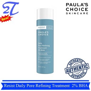 Dung dịch tẩy da chết và thu nhỏ lỗ chân lông Paula's Choice Resist Daily Pore Refining Treatment 2% BHA 88ml