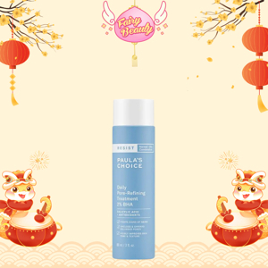 Dung dịch tẩy da chết và thu nhỏ lỗ chân lông Paula's Choice Resist Daily Pore Refining Treatment 2% BHA 88ml