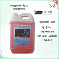 Dung dịch tẩy đa năng, tẩy rửa lazang, khoang máy, tẩy ố kính Lucky (tẩy siêu mạnh) can 5L