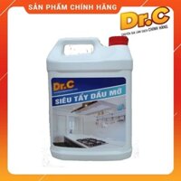 Dung dịch tẩy dầu mỡ tẩy dầu mỡ nước tẩy nước đa năng Dr.C can 5 lít đánh bay vết dầu mỡ cứng đầu