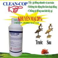 Dung dịch tẩy gỉ sáng đồng Clean-Cop lọ 1 lit giá 150K khuyến mại 20% chỉ còn 120K