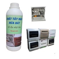 Dung dịch tẩy máy rửa bát, dùng cho tất cả các loại máy rửa bát nội địa Nhật Bản chai 1000ml