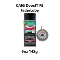 Dung dịch tẩy oxit biến trở con trượt slider Hosa CAIG DeoxIT FaderLube aka CaiLube F5 F5S-6 5oz 142g nhập Made in USA