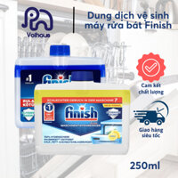 Dung Dịch Tẩy Rửa Máy Rửa Chén Bát Finish Dishwasher Deep Cleaner Định Kỳ 6 Tháng 1 lần - chai 250ML