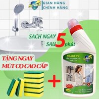 Dung dịch Tẩy Rửa Sen, Vòi Inox, Tường Sàn Gạch Nhà Tắm Smart TC 500ml - Làm sạch cặn canxi, vết ố bẩn lâu ngày