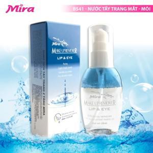 Dung dịch tẩy trang 2 tầng mắt và môi MIRA Make up remover