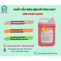 Dung dịch tẩy vết bẩn cứng đầu, vết rỉ sét 200 ACID- CLEAN