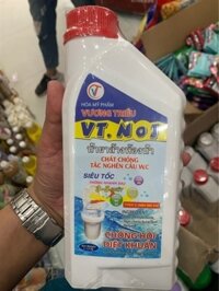 Dung dịch thông tắc bồn cầu Vương Triều 1,2KG – Chai