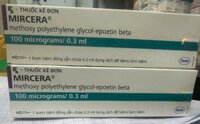 Dung dịch tiêm Mircera 100 µg/0,3 ml (methoxy polyethylene glycol – epoetin beta) Roche điều trị thiếu máu (1 cây x 0.3ml)