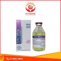 Dung dịch truyền Avelox 400mg/250ml điều trị nhiễm khuẩn ( chai 250ml)