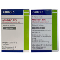 Dung dịch truyền tĩnh mạch albumin Albutein 20% hộp 1 lọ 50ml
