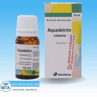 Dung dịch uống Aquadetrim Vitamin D3 15000IU/ml trị còi xương lọ 10ml