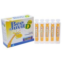 Dung dịch uống Beejuvit D + Calci hộp 20 ống – Bổ sung vitamin D và Canxi cho trẻ