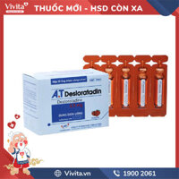 Dung dịch uống chống dị ứng A.T Desloratadine hương Dâu 5ml | Hộp 30 ống