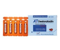 Dung dịch uống kháng dị ứng hương dâu A.T Desloratadine 2.5mg (30 ống x5ml/hộp)