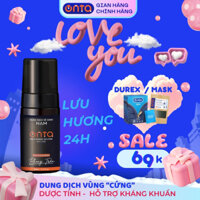Dung dịch vệ sinh cho nam ONTA dạng bọt hương thơm gỗ đàn hương làm sạch hỗ trợ kháng khuẩn 100ml