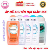Dung dịch vệ sinh cho phụ nữ nhiều màu , Femfresh Daily Intimate Wash (250ml) Mẫu mới nhất