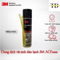 Dung dịch vệ sinh dàn lạnh ô tô, khử mùi máy lạnh, khử mùi điều hòa xe hơi 3M AC cleaner foam 250ml