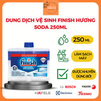 DUNG DỊCH VỆ SINH ĐỊNH KỲ MÁY RỬA BÁT FINISH  Chai 250 ml – Vệ sinh định kỳ toàn bộ khoang máy, hệ lọc, tay phun của Máy
