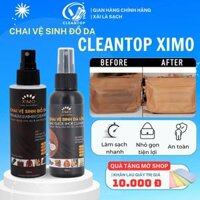 Dung Dịch Vệ Sinh Đồ Da XIMO CLEANTOP Cao Cấp Làm Sạch Làm Bóng ,Chống Bong Tróc - Vệ sinh đồ da lộn