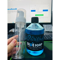 Dung dịch vệ sinh hình xăm blue soap tặng bình tạo bọt hoặc bình phun sương