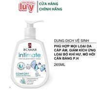 Dung Dịch Vệ Sinh Intimate 265ML - Xanh Than - Làm Mềm - Cấp Ẩm