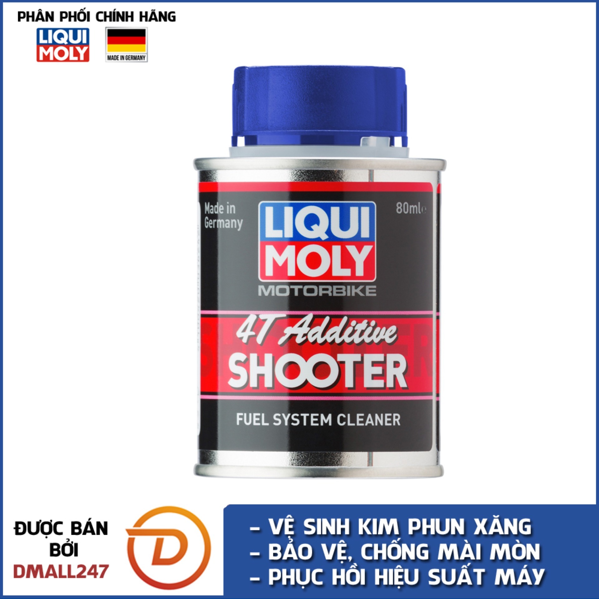 Dung dịch vệ sinh máy Carbon Cleaner Liqui Moly 4T Additive Shooter 7916 80ml