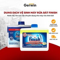 Dung dịch vệ sinh máy rửa bát Finish chuyên dụng cho máy rửa bát làm sạch các vết dầu mỡ, làm sạch các cặn bẩn 250ml