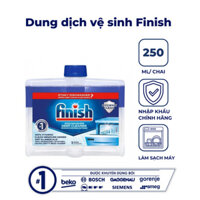 Dung dịch vệ sinh máy rửa bát chính hãng Finish 250ml, Làm sạch sâu vôi và chất béo ẩn trong máy rửa chén