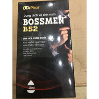 Dung Dịch vệ sinh nam bossmen b52 (làm sạch, kháng khuẩn, khử mùi hôi, ngăn ngừa viem nhiễm, nấm ngứa… dùng hàng ngày