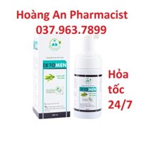 Dung dịch vệ sinh nam Detomen dạng gel bọt 100% tự nhiên cam kết chính hãng
