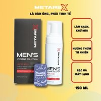 Dung dịch vệ sinh nam giới Metarex loại chai tạo bọt 150ml dùng khử mùi, diệt khuẩn - MTR06