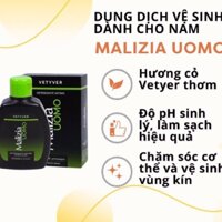 Dung dịch vệ sinh nam Malizia Uomo Vetyver hương cỏ khử mùi chính hãng