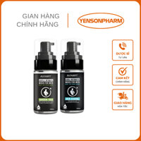 Dung Dịch Vệ Sinh Nam Tạo Bọt  ALFASEPT Intimate Wash For Men Hương Bạc Hà/ Trà Xanh (Chai 100ml)