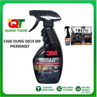 Dung dịch vệ sinh nội thất ô tô, vệ sinh ghế da ô tô, bảo dưỡng nhựa taplo, tappi cửa 3M CHÍNH HÃNG 39040LT Thái Lan