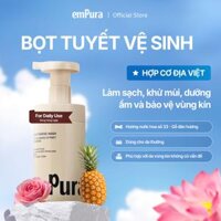 Dung Dịch Vệ Sinh Nữ Dạng Bọt EmPura Hương Gỗ Đàn Hương Giúp Sạch Sâu, Giảm Ngứa, Khử Mùi, Dưỡng Ẩm Sáng Hồng Vùng Kín 150ml