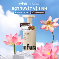 Dung Dịch Vệ Sinh Nữ Dạng Bọt EmPura Hương Gỗ Đàn Hương Giúp Sạch Sâu, Giảm Ngứa, Khử Mùi, Dưỡng Ẩm Sáng Hồng Vùng Kín 200ml