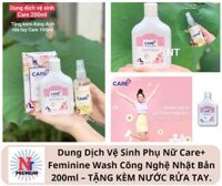 Dung Dịch Vệ Sinh Phụ Nữ Care+ Feminine Wash Công Nghệ Nhật Bản 200ml – TẶNG KÈM NƯỚC RỬA TAY.