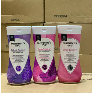 Dung dịch vệ sinh phụ nữ dành cho da nhạy cảm Summer's Eve Cleansing Wash - 266ml