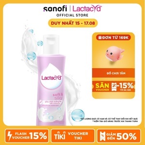 Dung dịch vệ sinh phụ nữ Lactacyd Soft & Silky 150ml