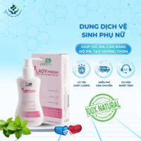 Dung dịch vệ sinh phụ nữ LADY Fresh giúp giữ ẩm, cân bằng độ PH, tạo hương thơm nhẹ