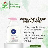 Dung dịch vệ sinh phụ nữ Nivea nội địa Đức (Xanh, hồng) giúp Khử Mùi, Kháng Khuẩn, Chống Nấm Ngứa