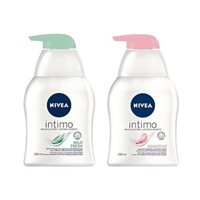 DUNG DỊCH VỆ SINH PHỤ NỮ NIVEA INTIMO 250ML HÀNG NỘI ĐỊA ĐỨC MẦU XANH VÀ HỒNG