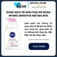Dung dịch vệ sinh phụ nữ Nivea Intimo Mild Fresh nội địa Đức 250ml