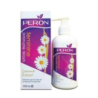 Dung dịch vệ sinh phụ nữ Peron Feminine Intimate Wash cân bằng pH, chống viêm, giảm ngứa, phòng tái nhiễm viêm phụ khoa (Chai 150ml)