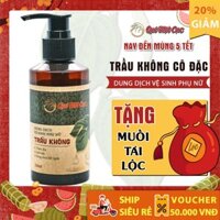 Dung dịch vệ sinh phụ nữ trầu không cô đặc, PH = 5 lành tính, khử mùi, mềm mịn, thoáng mát, bảo vệ tối ưu QUÊ MỘT CỤC 15