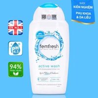 Dung dịch vệ sinh phụ nữ Femfresh Active Fresh xanh dương cho một ngày dài luôn năng động