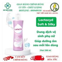 Dung Dịch Vệ Sinh Phụ nữ Lactacyd Soft & Silky Dưỡng Ẩm Màu Tím -Chai 250 ml - HN